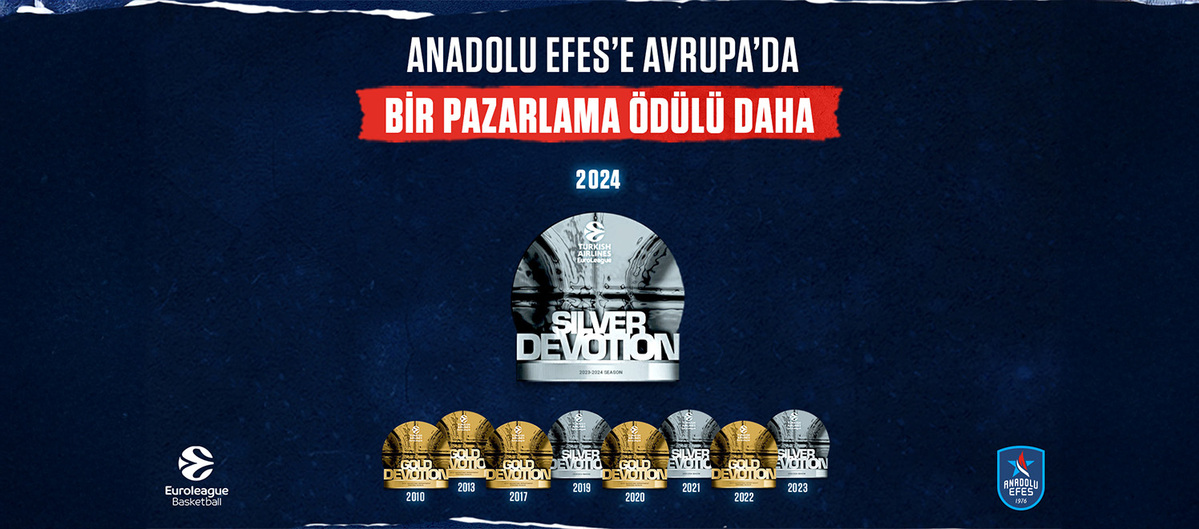 Anadolu Efes Sports Club won the EuroLeague Devotion Marketing Silver Award with the &#x201C;Not One Day for Equality&#x201D; Project